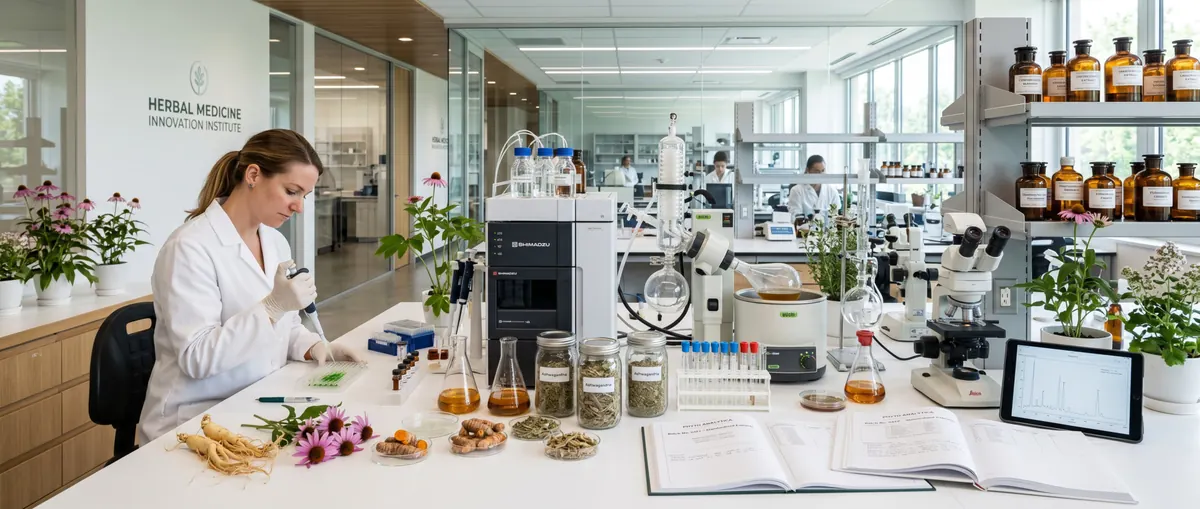 Laboratorio de control de calidad de extractos vegetales